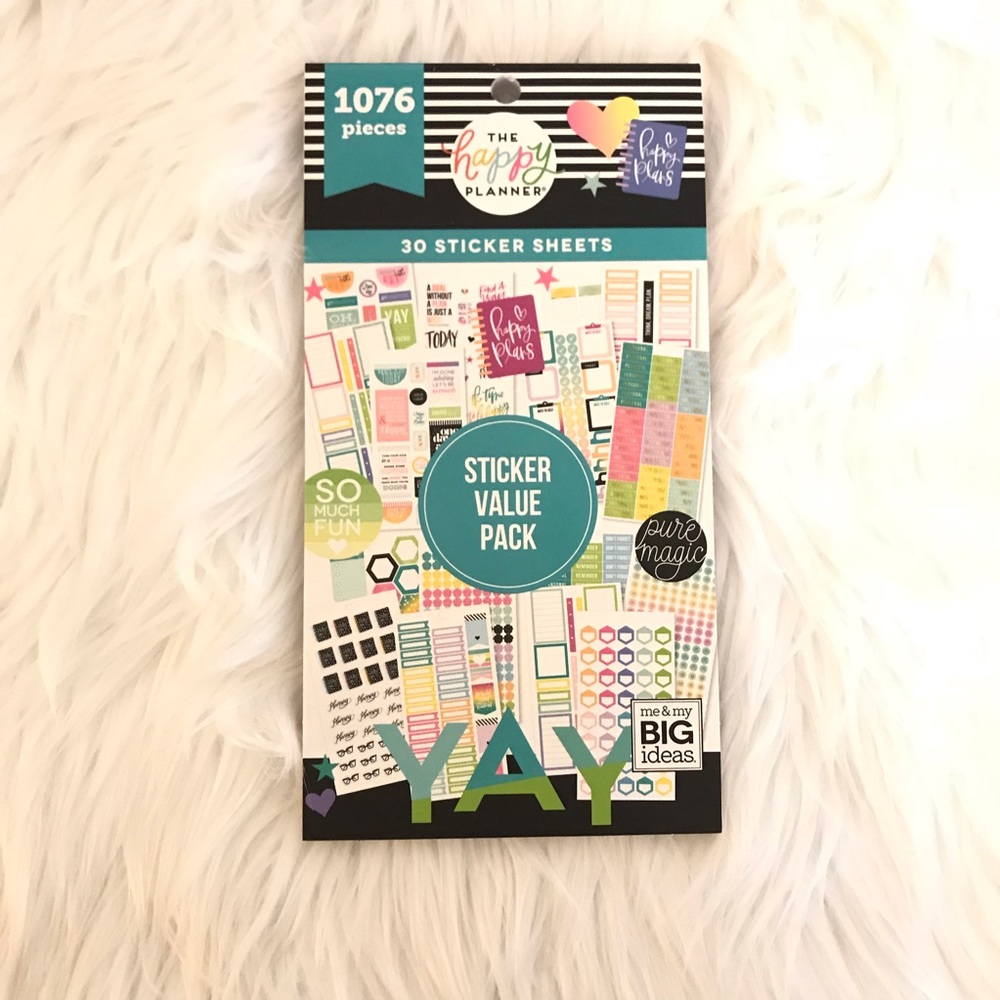 The happy planner | 1076 sticker value pack